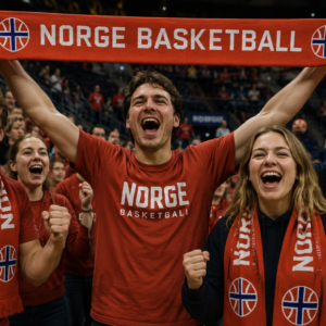 Norge Basketball Supporterskjerf